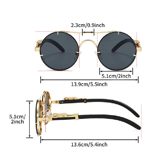 Vertamart® Vintage Double-Bridge Sunglasses