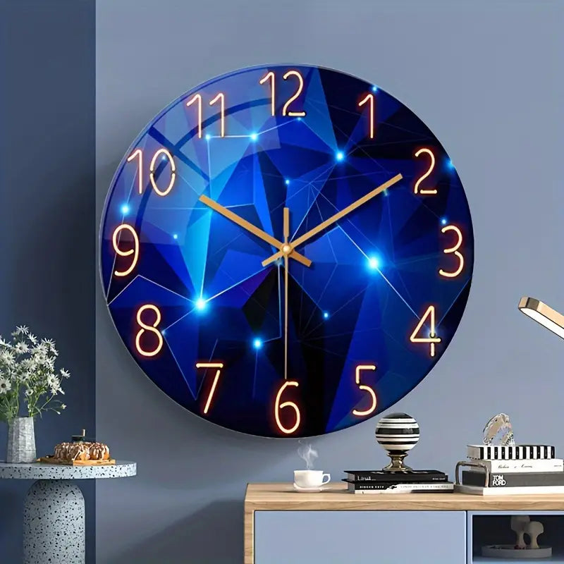 VertaMart™ Geometric Wall Clock